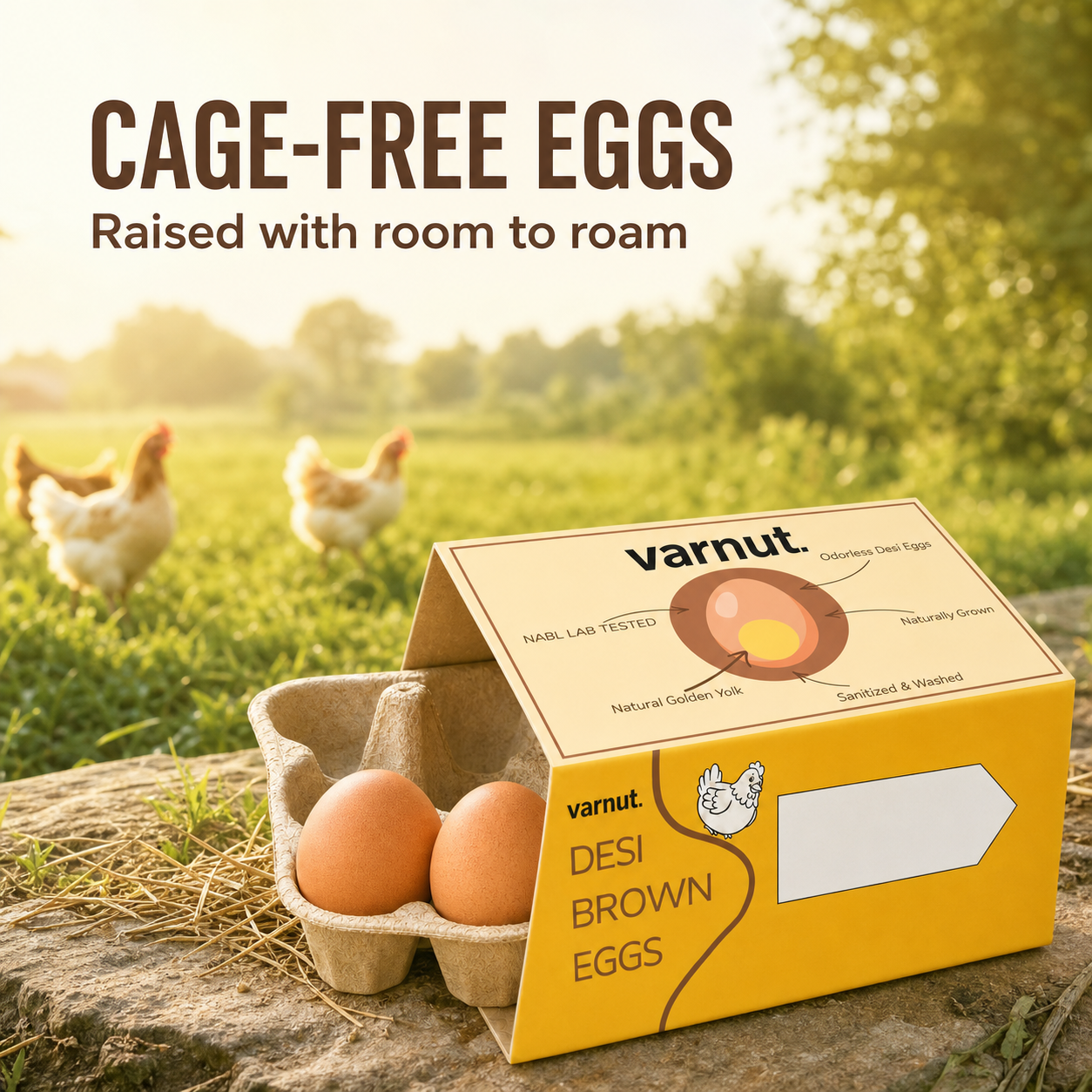 Desi Gavran Eggs | Protein Rich | Vit B12 Vit D